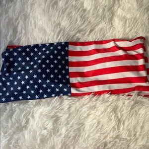 American strapless bikini top